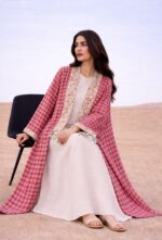 Mauve Dantel Abaya - Image 3