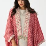 Mauve Dantel Abaya