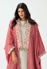 Mauve Dantel Abaya
