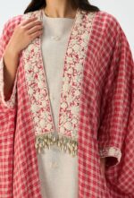Mauve Dantel Abaya - Image 2