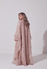 Lavender Crystal Lace Abaya - Image 2